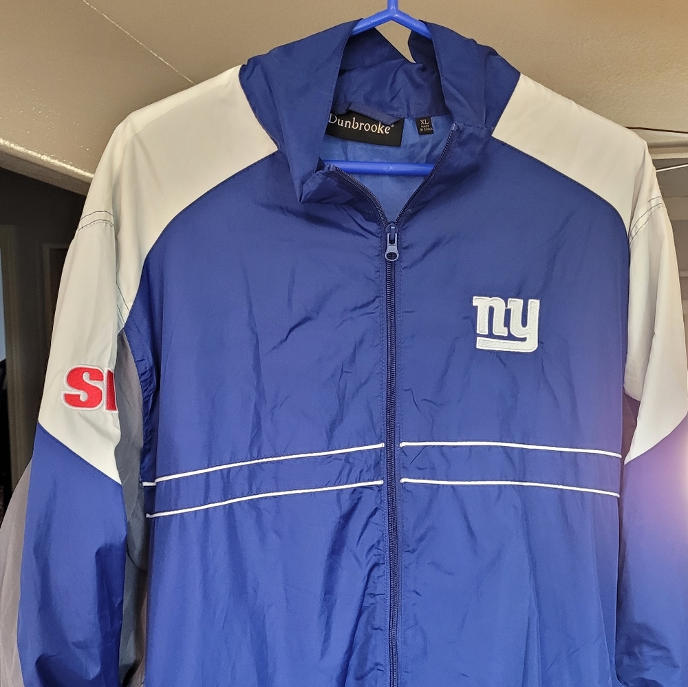 NEW YORK GIANTS: LIGHT WEIGHT/WINDBREAKER JACKET:
